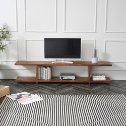 베브르 30T 멀바우원목 1450 TV거실장 B형 TV다이 > 가구·DIY